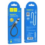 Cablu Incarcare Magnetic HOCO X52  USB – Tip C – 3A Negru