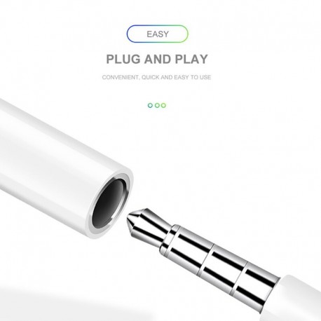 Accesorii GSM en-gross angro Adaptor Audio Iphone La Jack 3.5mm , IPhone, IPad, 3.5mm