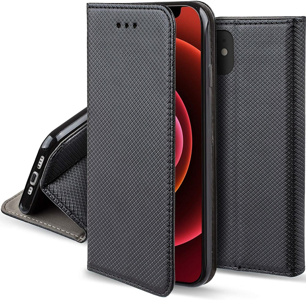 Husa Carte Smart Magnet Negru