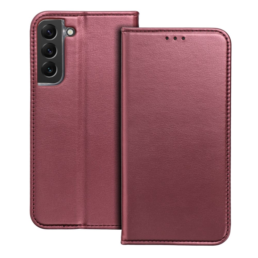 Accesorii GSM angro en-gros Husa Telefon Smart Magnetic Visiniu