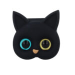 Suport Telefon (stick-on popsocket ) Pisicuta cu Oglinda Negru