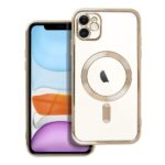 Husa iPhone 14 Pro Max MagSafe Luxury Cristal Gold