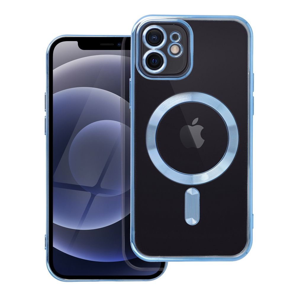 Husa iPhone 15 Pro MagSafe Luxury Cristal Blue