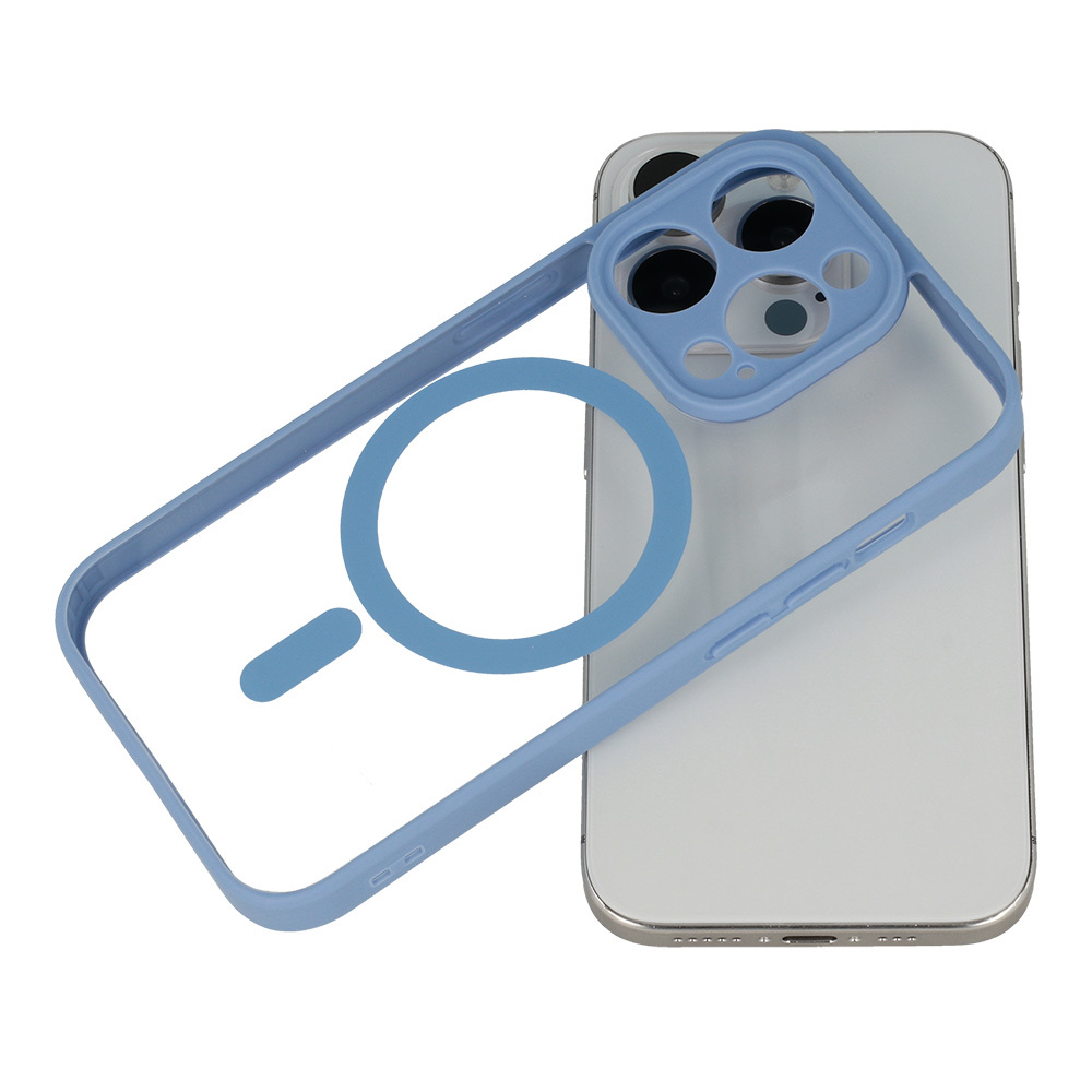 Husa Samsung S23 Ultra Acrylic Color MagSafe Blue