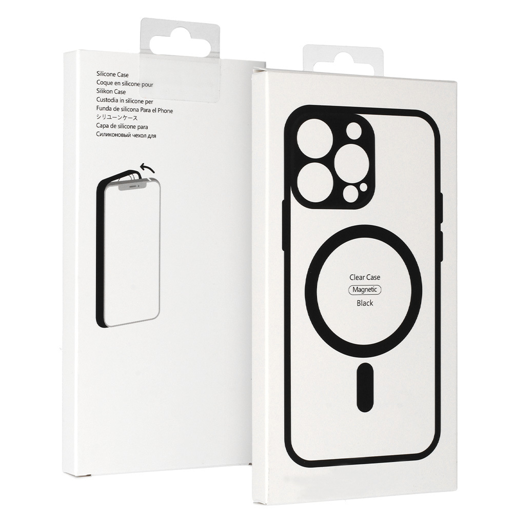 Husa iPhone 16 Pro Max Acrylic Color MagSafe Negru - imagine 6