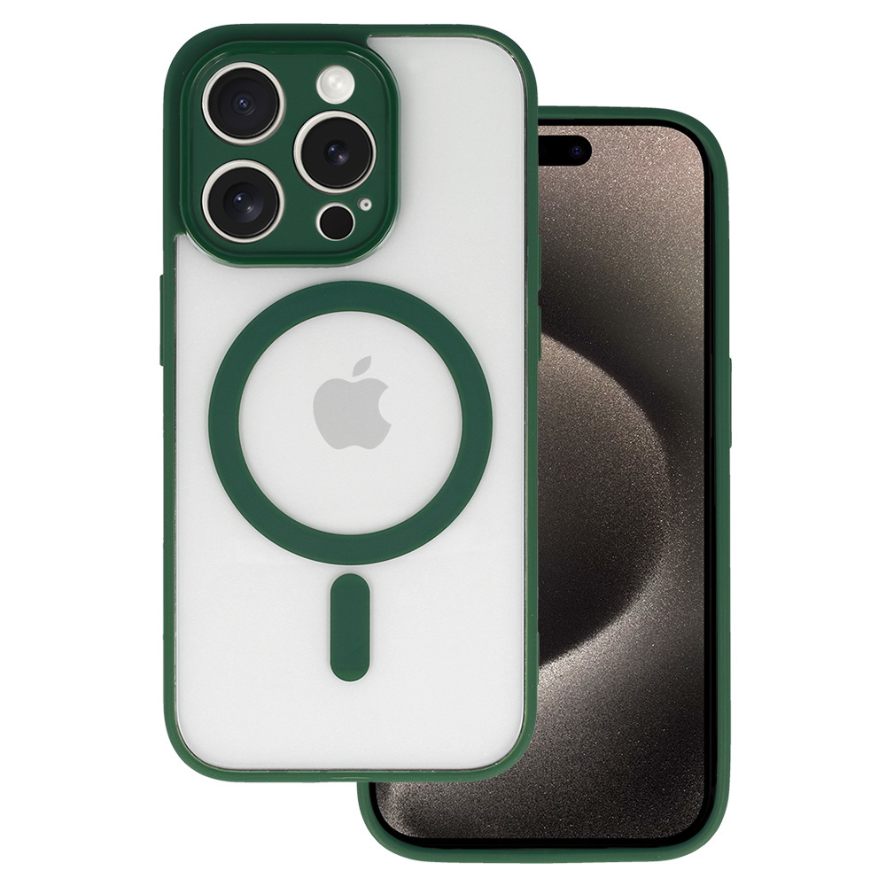 Husa Samsung S23 Ultra Acrylic Color MagSafe Verde - imagine 4