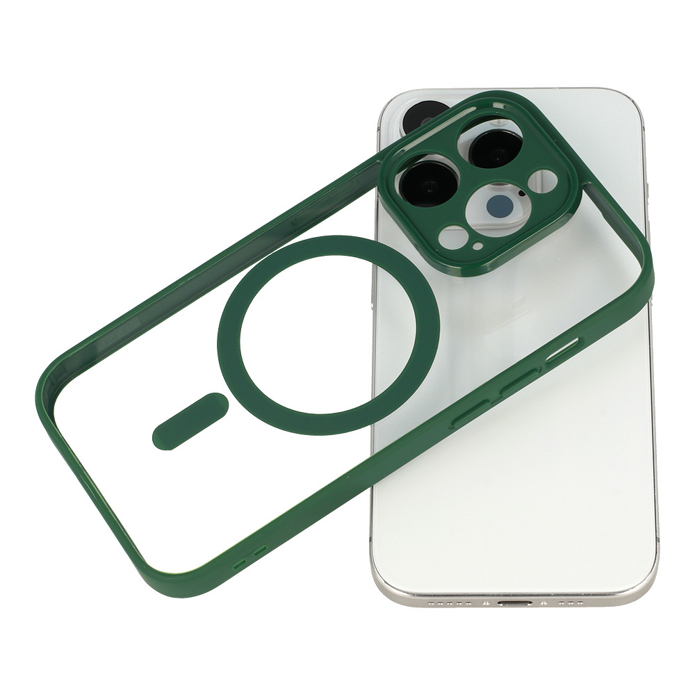 Husa Samsung S23 Ultra Acrylic Color MagSafe Verde