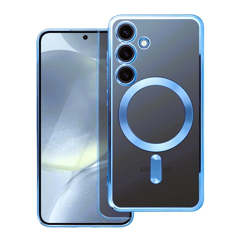 Husa Samsung S24 Plus MagSafe Luxury Cristal Blue