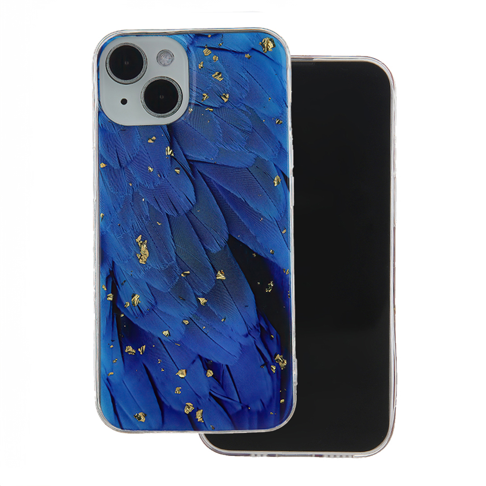 Husa Samsung A14 4G / A14 5G - GOLD GLAM - Blue