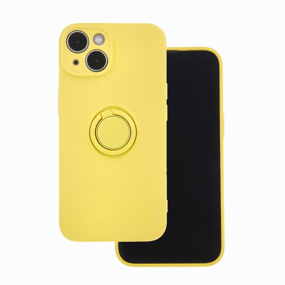 Distribuitor accesorii GSM en-gros angro Husa Catifea RING SILICON Galben