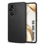 Husa Honor 200 Silicon Catifea Negru