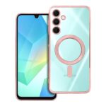 Husa Samsung S24 FE MagSafe Luxury Cristal Rose Gold
