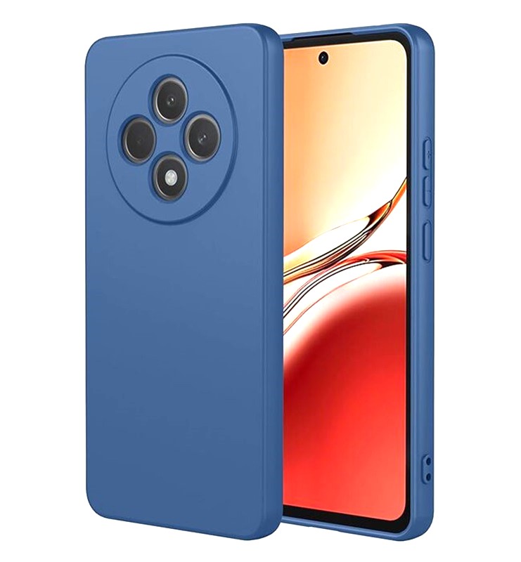Husa Redmi 14c Silicon Catifea Albastru Inchis