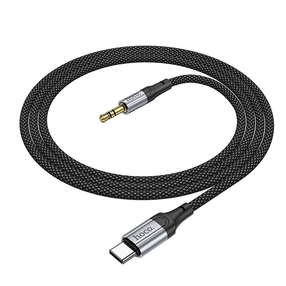 Cablu Audio HOCO UPA26 Tip C - Jack 3.5mm Negru - imagine 5