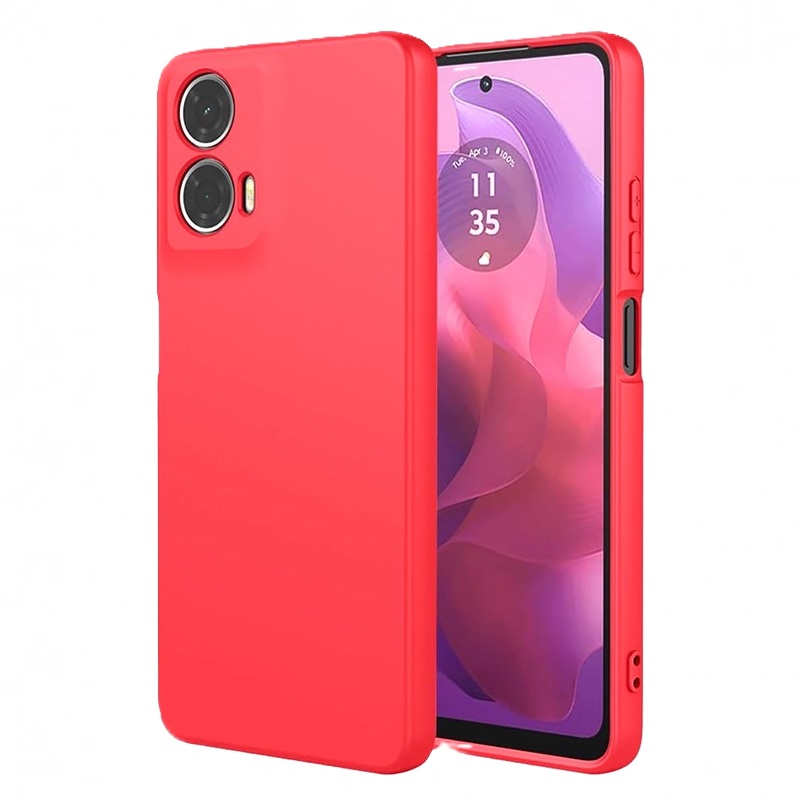 Husa Motorola G35 Silicon Catifea Rosu