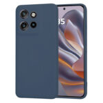Husa Motorola Edge 50 Neo Silicon Catifea Albastru Inchis