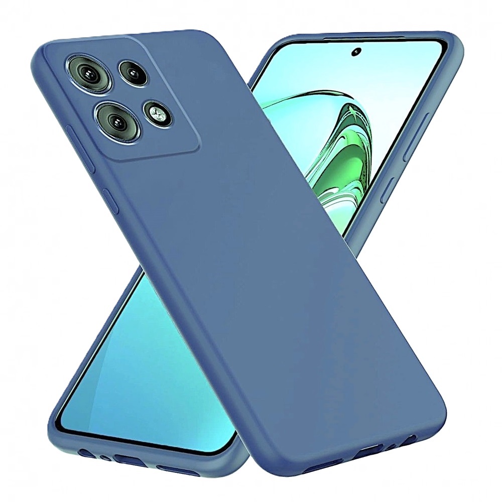 Husa Motorola Edge 50 Neo Silicon TPU Albastru Inchis