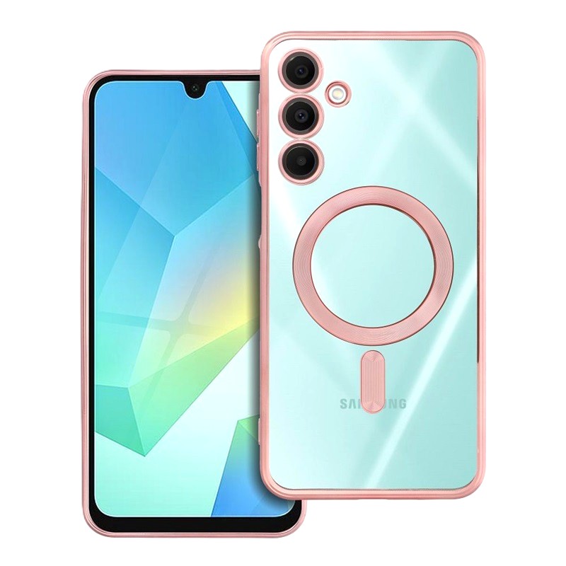 Husa Samsung S25 Plus MagSafe Luxury Cristal Rose Gold