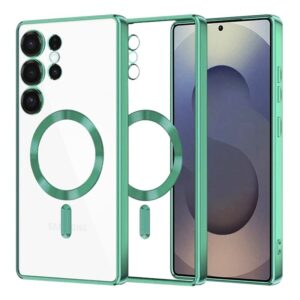 Husa Samsung S25 Ultra MagSafe Luxury Cristal Verde