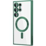 Husa Samsung S25 Ultra MagSafe Luxury Cristal Verde