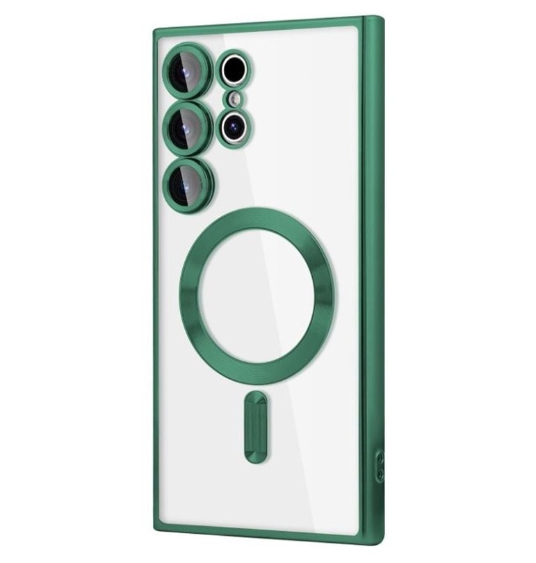 Husa Samsung S25 Ultra MagSafe Luxury Cristal Verde