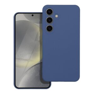Husa Samsung S25 Plus Silicon Catifea Albastru Inchis