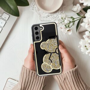 Husa Samsung S25 TEDDY BEAR Gold