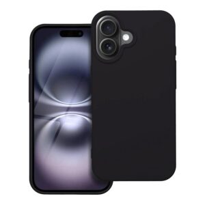 Husa iPhone 16 Silicon CATIFEA (big hole) Negru
