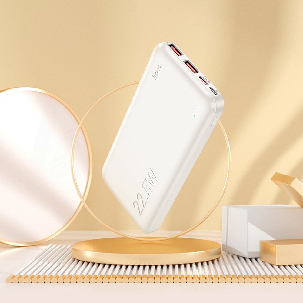 POWER BANK Hoco J101 QC3.0 10000 mAh Alb