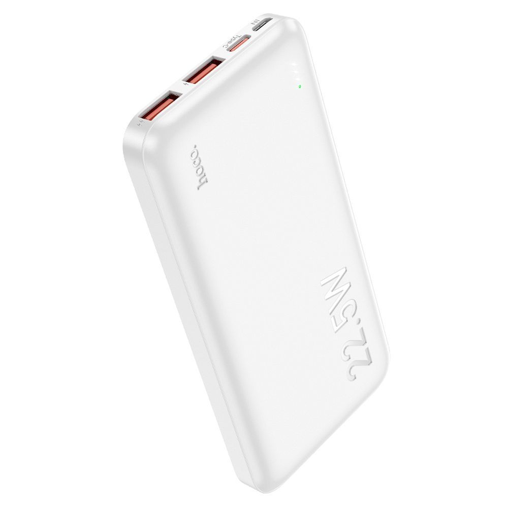 POWER BANK Hoco J101 - 22,5W - 10000 mAh QC3.0 - Alb - imagine 3