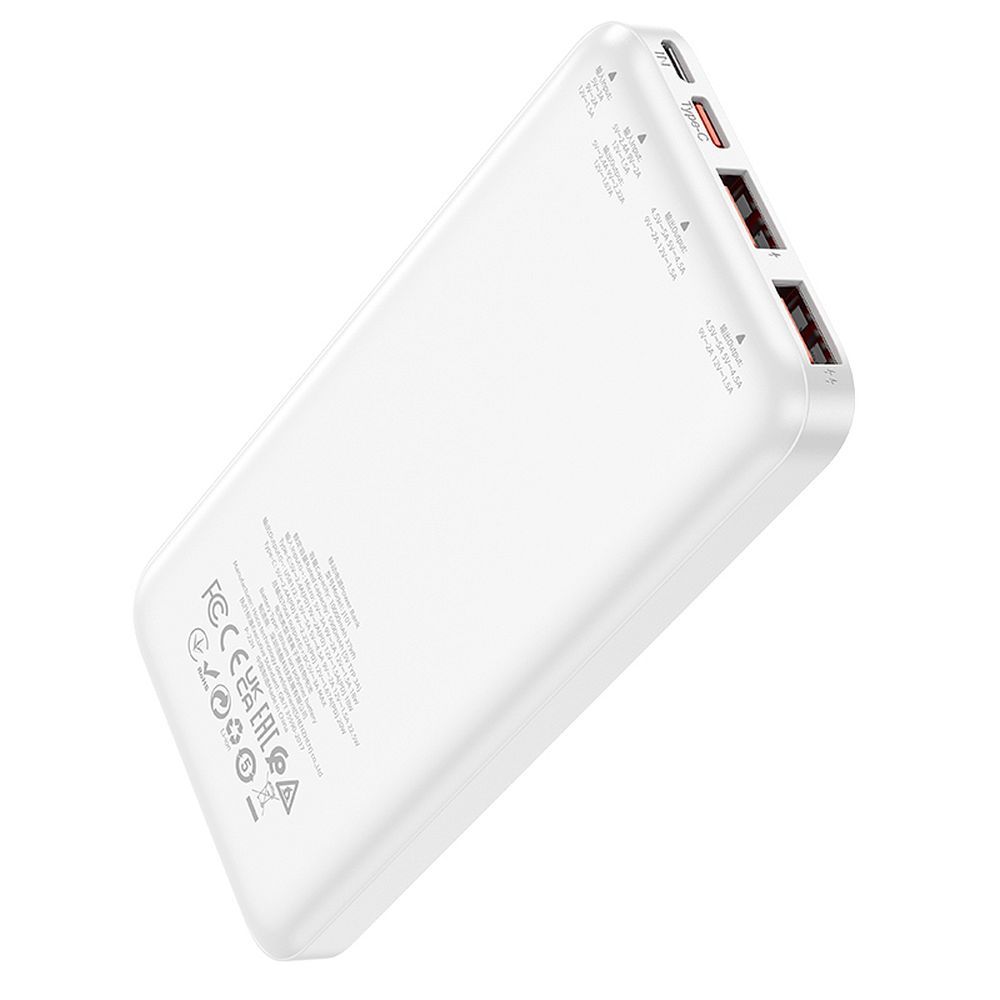 POWER BANK Hoco J101 - 22,5W - 10000 mAh QC3.0 - Alb - imagine 4