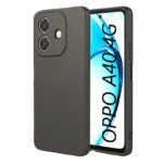 Husa Oppo A40 4G / A60 5G Silicon Catifea Negru