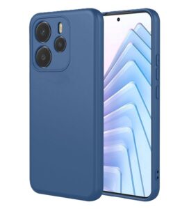 Husa Redmi Note 14 5G Silicon Catifea Albastru Inchis