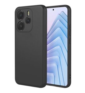 Husa Redmi Note 14 5G Silicon Catifea Negru