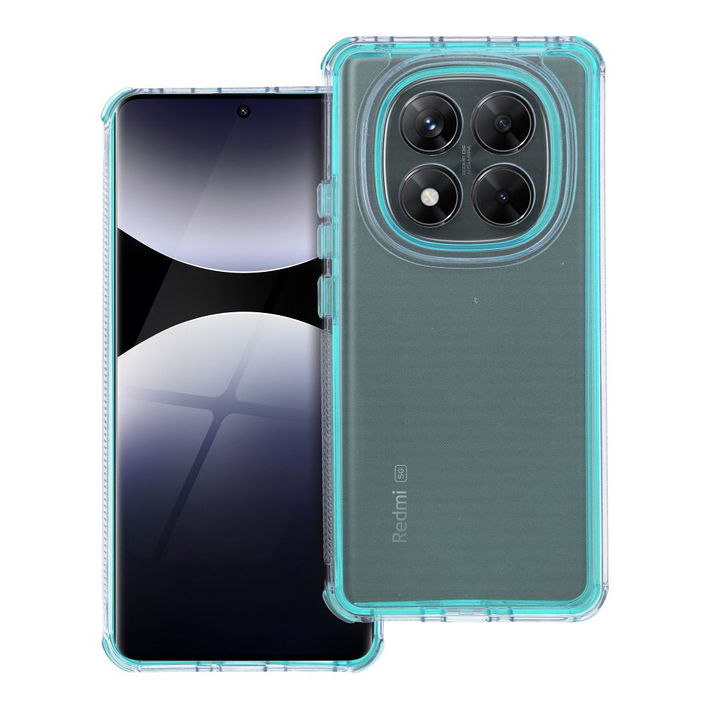 Husa Redmi Note 14 Pro 5G / Note 14 Pro Plus 5G Matrix CLEAR Menta