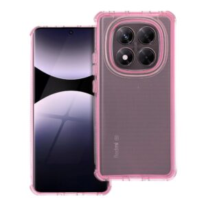 Husa Redmi Note 14 Pro 5G / Note 14 Pro Plus 5G Matrix CLEAR Pink Rose