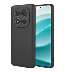 Husa Redmi Note 14 Pro 5G / Note 14 Pro Plus 5G Silicon Catifea Negru