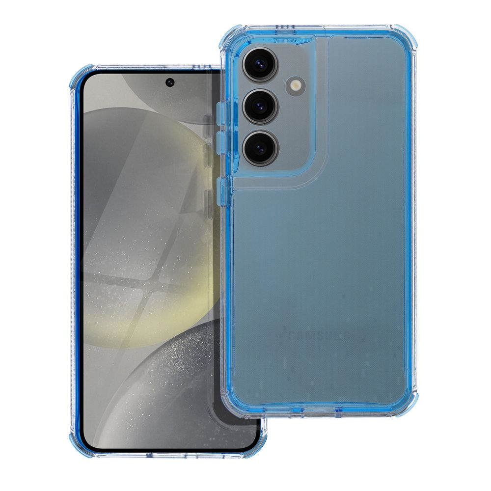 Husa Samsung S25 Matrix CLEAR Blue