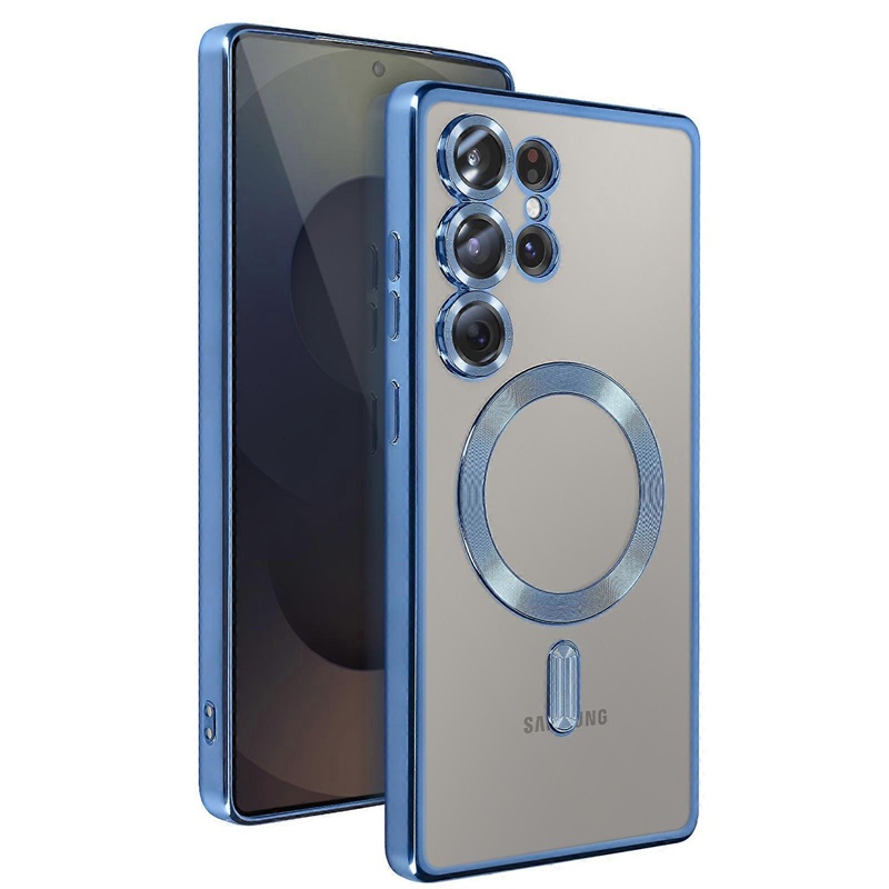 Husa Samsung S25 Ultra MagSafe Luxury Cristal Blue