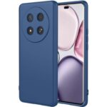 Husa Honor Magic 7 Lite Silicon Catifea Albastru Inchis
