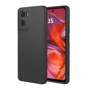 Husa Motorola E15 / G05 Silicon Catifea Negru