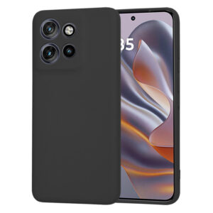 Husa Motorola G15 Silicon Catifea Negru