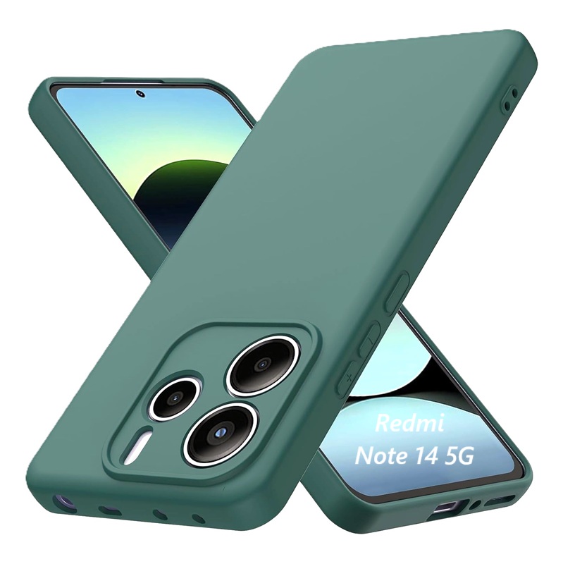 Husa Redmi Note 14 5G Silicon TPU Verde