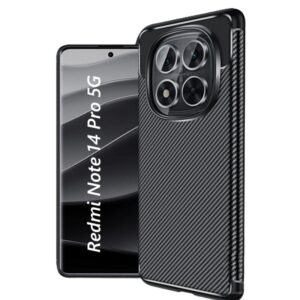 Husa Redmi Note 14 Pro 5G Premium Black Carbon