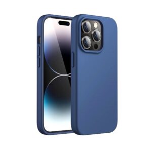 Husa iPhone 14 Silicon CATIFEA Albastru Inchis