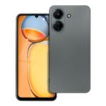 Husa Redmi Note 14 5G Silicon Catifea Metallic Grey Black