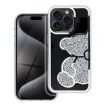 Husa iPhone 16e / 17e TEDDY BEAR Silver