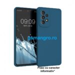Husa Samsung A52 / A52S  Silicon Catifea Albastru Inchis