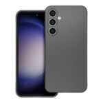 Husa Samsung S25 Ultra Silicon Catifea Metallic Grey Black