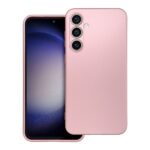 Husa Samsung S25 Ultra Silicon Catifea Metallic Pink